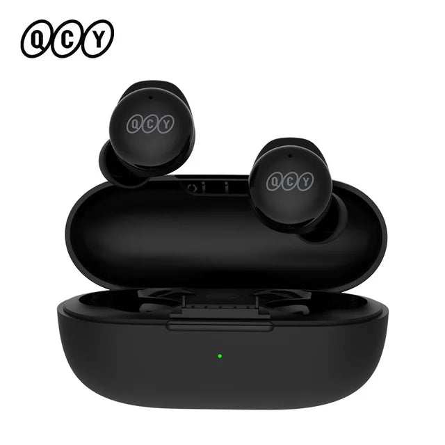 QCY T17 – Fones Bluetooth 5.3 TWS com 26h de Bateria, Som HiFi e Toque Inteligente