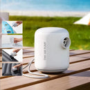 Mini Bomba de Ar Elétrica Portátil – Enche e Esvazia Colchões, Boias e Itens de Camping