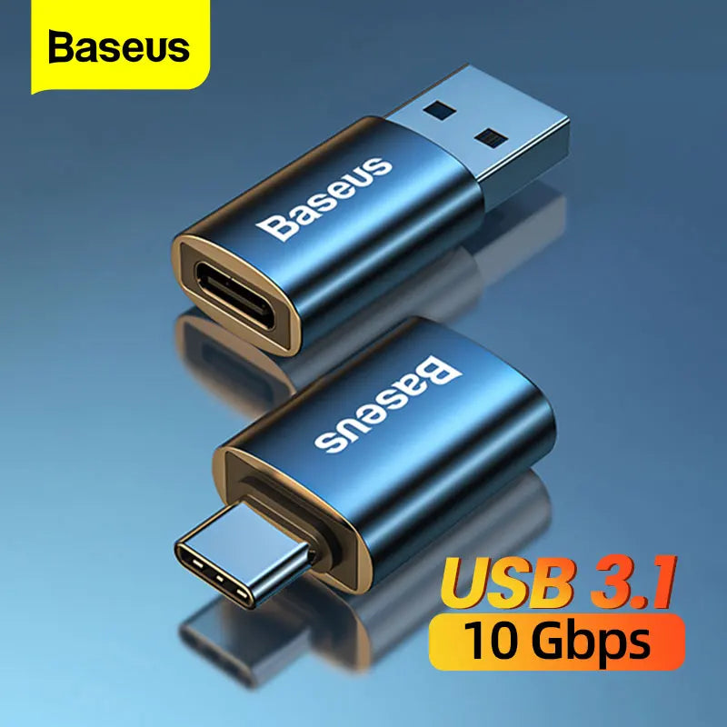 Adaptador OTG Baseus USB-C para USB 3.1 – Converta Seu Dispositivo em Porta USB Completa