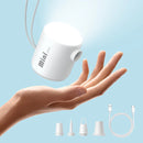 Bomba de Ar Portátil Baseus – Inflador e Desinflador Elétrico Sem Fio, Mini Compressor para Camping, Colchões, Boias e Mais