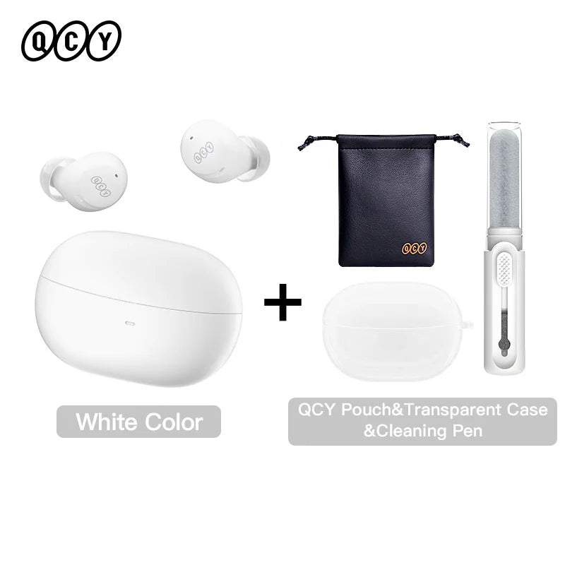 QCY HT07 – Fones Bluetooth 5.2 com Cancelamento Ativo de Ruído 40dB e 32h de Bateria
