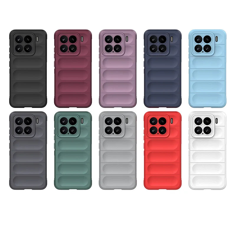 Capa Protetora de Silicone para Xiaomi 15 / 15 Pro – Anti-Queda e Antiderrapante