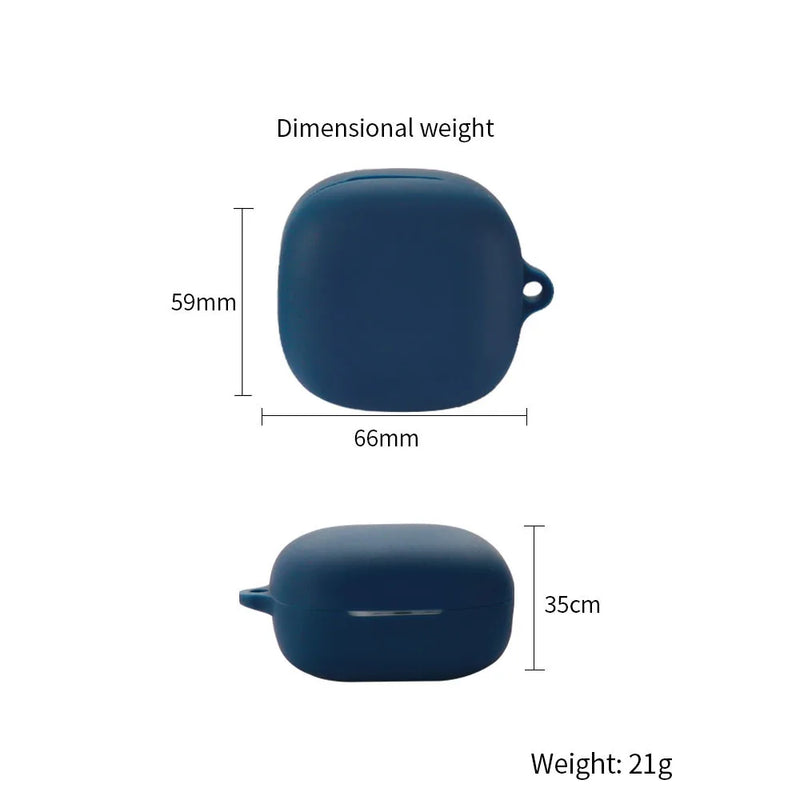 Case Protetora de Silicone para QCY HT05 Melobuds – Anti-Impacto com Alça e Kit de Limpeza