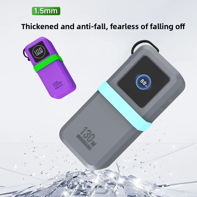 UGREEN Power Bank 20.000mAh 130W/100W – Carregamento Rápido, Design Portátil e Case Protetora