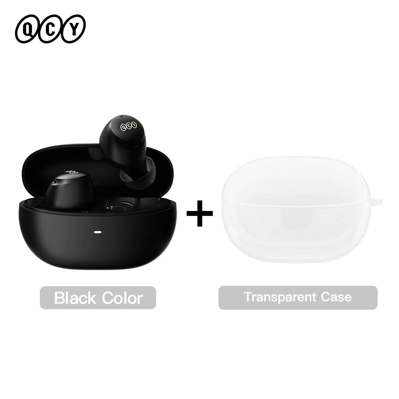 QCY HT07 – Fones Bluetooth 5.2 com Cancelamento Ativo de Ruído 40dB e 32h de Bateria