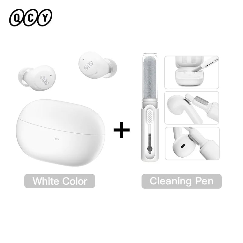QCY HT07 – Fones Bluetooth 5.2 com Cancelamento Ativo de Ruído 40dB e 32h de Bateria