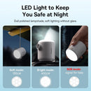 Bomba de Ar Portátil Baseus – Inflador e Desinflador Elétrico Sem Fio, Mini Compressor para Camping, Colchões, Boias e Mais