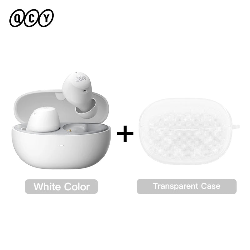 QCY HT07 – Fones Bluetooth 5.2 com Cancelamento Ativo de Ruído 40dB e 32h de Bateria