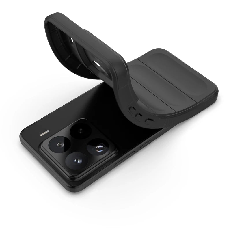 Capa Protetora de Silicone para Xiaomi 15 / 15 Pro – Anti-Queda e Antiderrapante