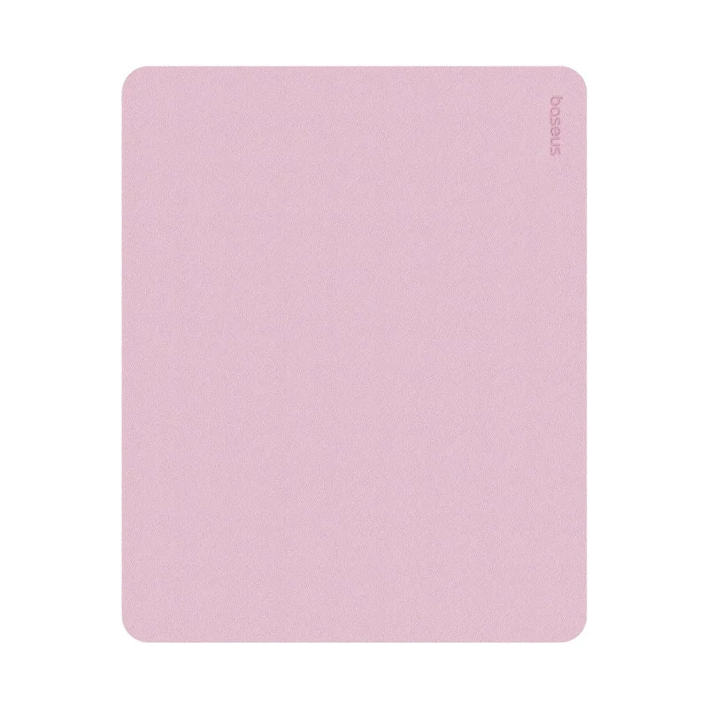 Mouse Pad Baseus Simple Color – Couro PU, Antiderrapante e Resistente à Água (26x21cm)