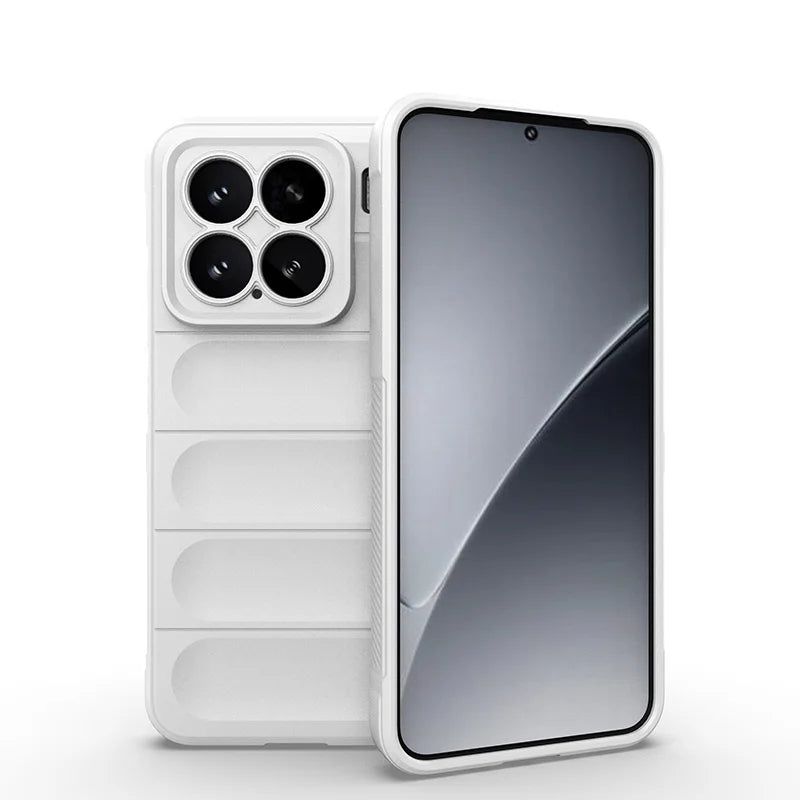 Capa Protetora de Silicone para Xiaomi 15 / 15 Pro – Anti-Queda e Antiderrapante
