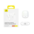 Fones de Ouvido Baseus M3 TWS Bluetooth 5.3 com Cancelamento de Ruído Ativo, 6 Microfones, Baixa Latência e Estojo de Carga