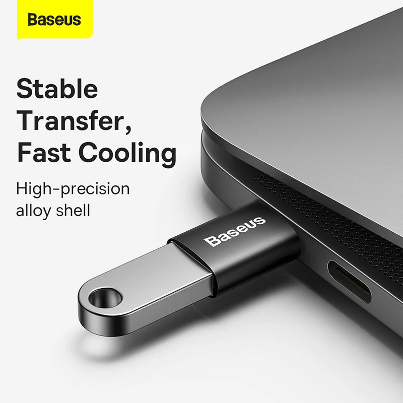 Adaptador OTG Baseus USB-C para USB 3.1 – Converta Seu Dispositivo em Porta USB Completa